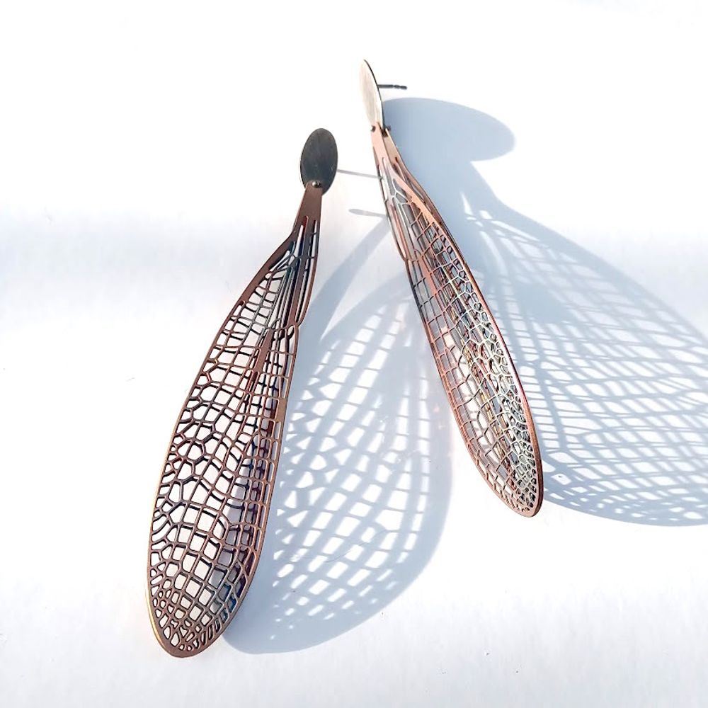 Bijoux - Boucles d'oreilles « BOREAL » - ANDREA VAGGIONE PAYSAGES INSTABLES