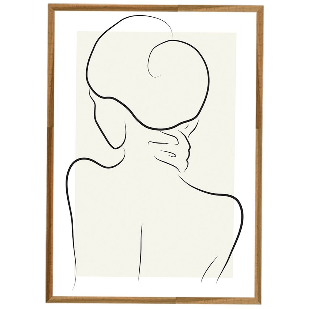 Poster - Embracing Silhouette Art Print - METTEHANDBERG ART PRINTS