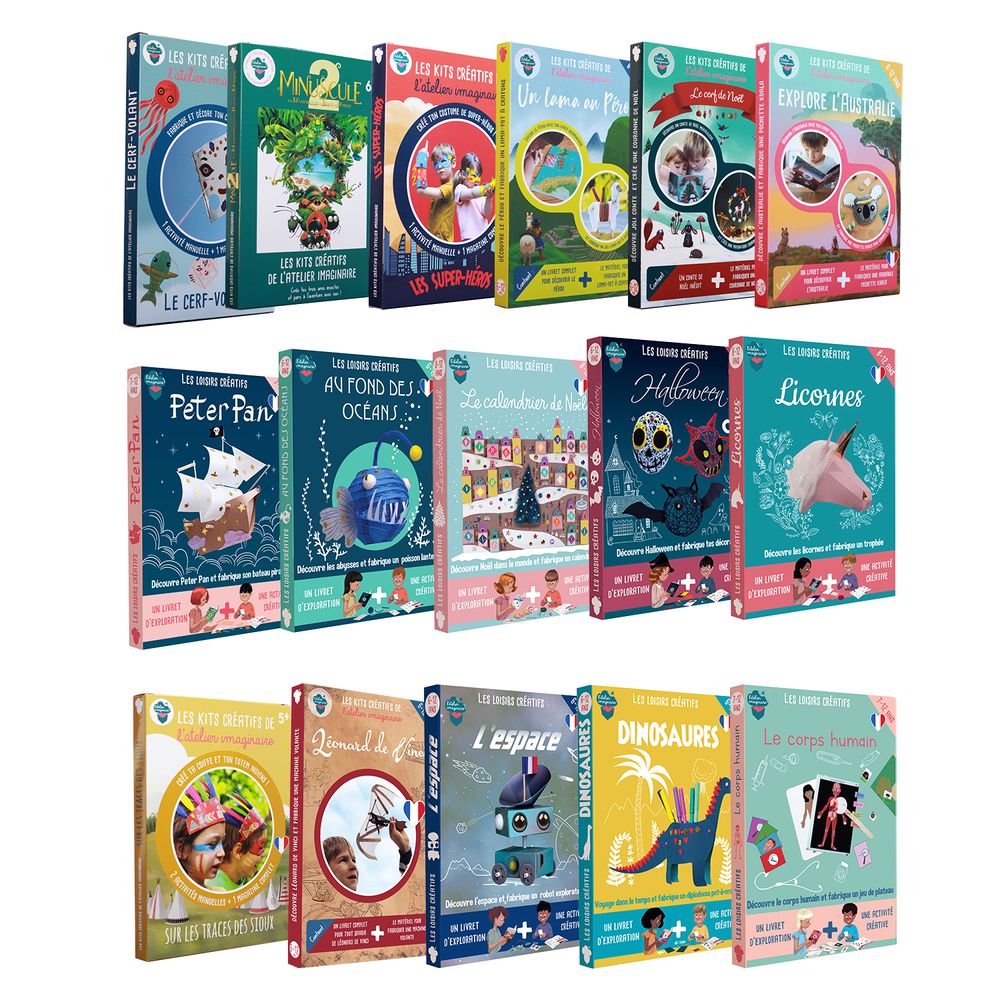 Cadeaux - Kit de loisirs créatifs et éducatif « Cerf-Volant» - Jouets DIY enfant - L'ATELIER IMAGINAIRE