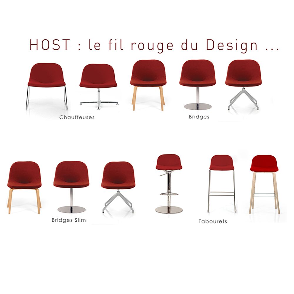 Tabourets - Sièges de convivialité HOST - EUROSIT