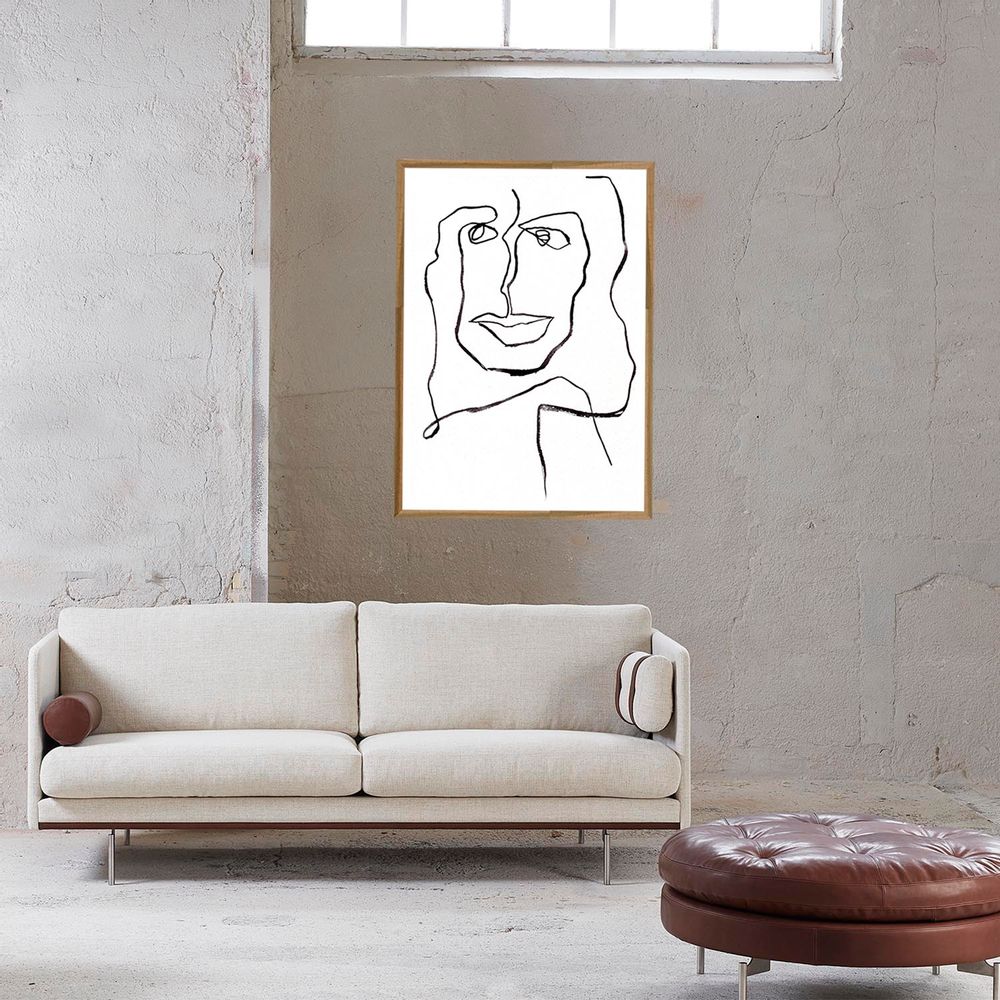 Affiches - Impression d'art One Line Female  - METTEHANDBERG ART PRINTS