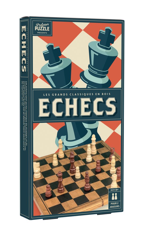 Jeux enfants - Echecs en bois vintage - WILSON JEUX