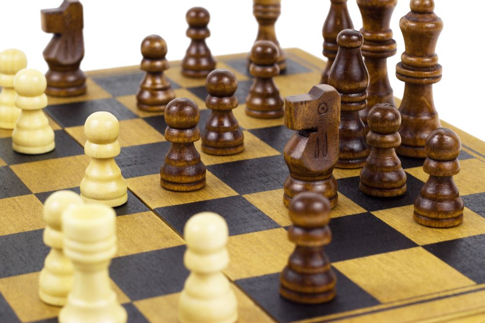Jeux enfants - Echecs en bois vintage - WILSON JEUX