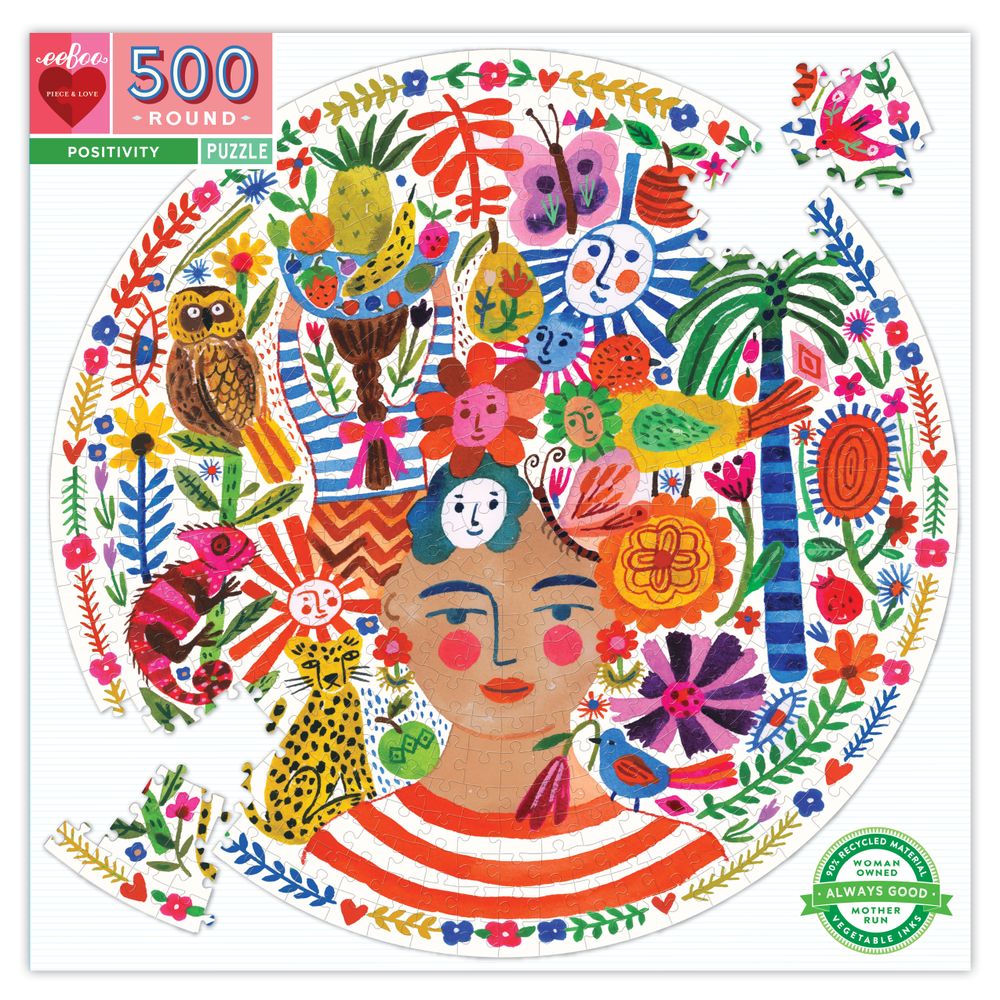 Children's games - Round puzzles 500 pieces - WILSON JEUX