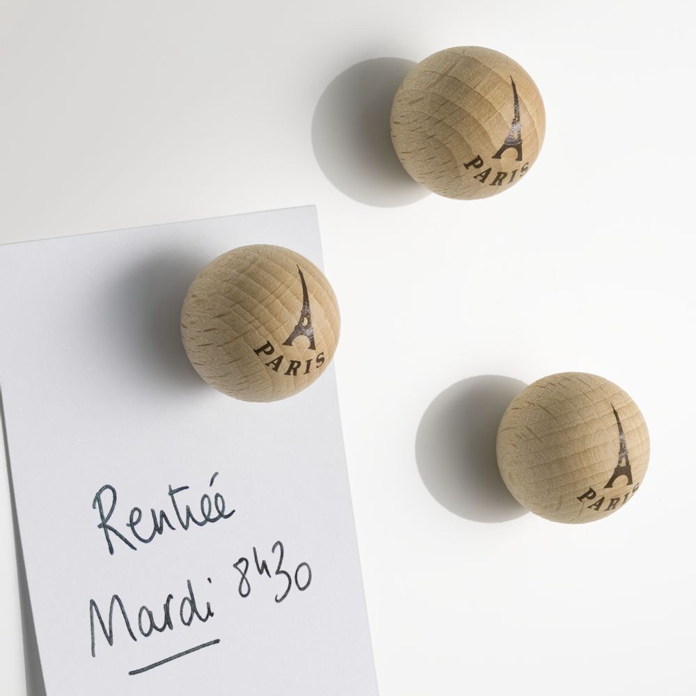 Design objects - Eiffel Tower magnetic ball - natural. - TOUT SIMPLEMENT,