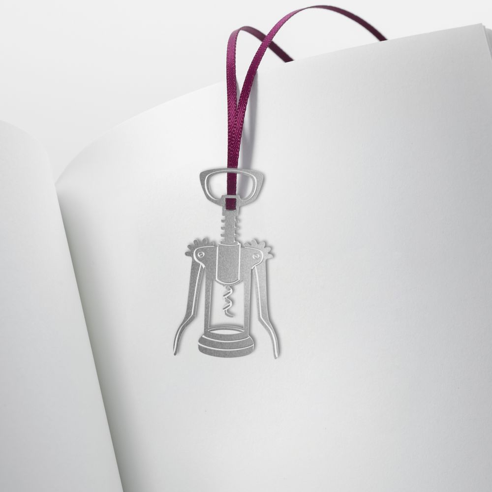Stationery - Stainless steel bookmark - Oenology. - TOUT SIMPLEMENT,