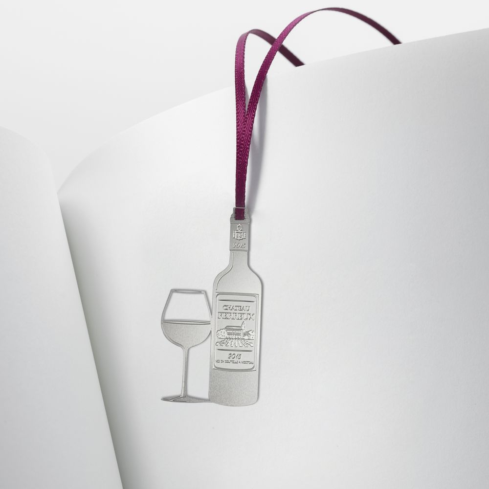 Stationery - Stainless steel bookmark - Oenology. - TOUT SIMPLEMENT,
