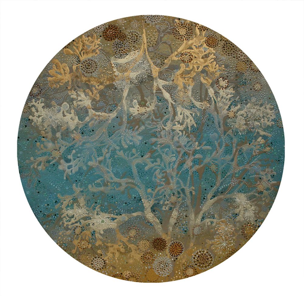 Other wall decoration - Decorative panel “WAVE A THE AME” - VALERIE BEAUMONT