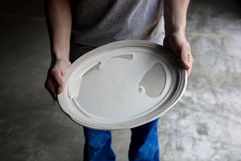 Assiettes au quotidien - Assiette plate à dîner en céramique recyclée  - 26 cm - REVOL