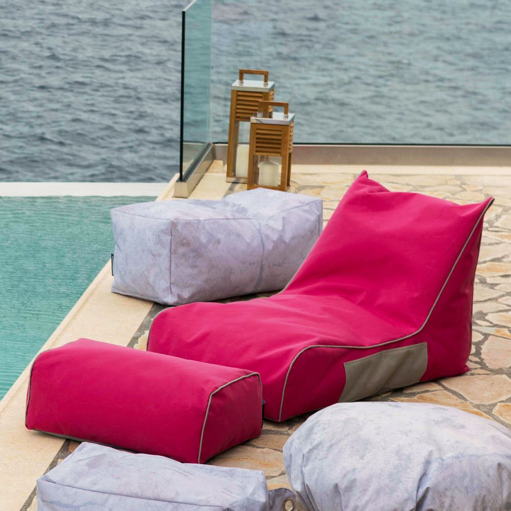 Tissus pour extérieurs - POUF OUTDOOR LOUNGE - POUFOMANIA