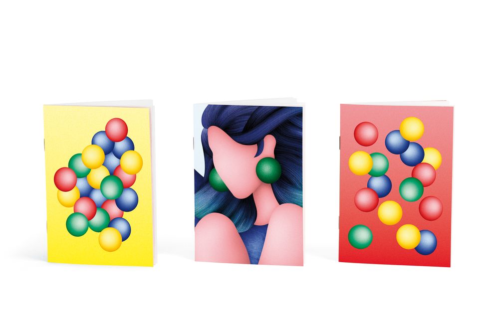 Stationery - TRIO OF NOTEBOOKS - PAPIER MERVEILLE