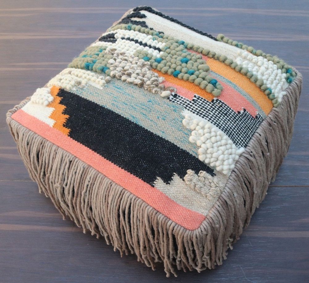 Fabric cushions - Lana Floor Cushion - MEEM RUGS