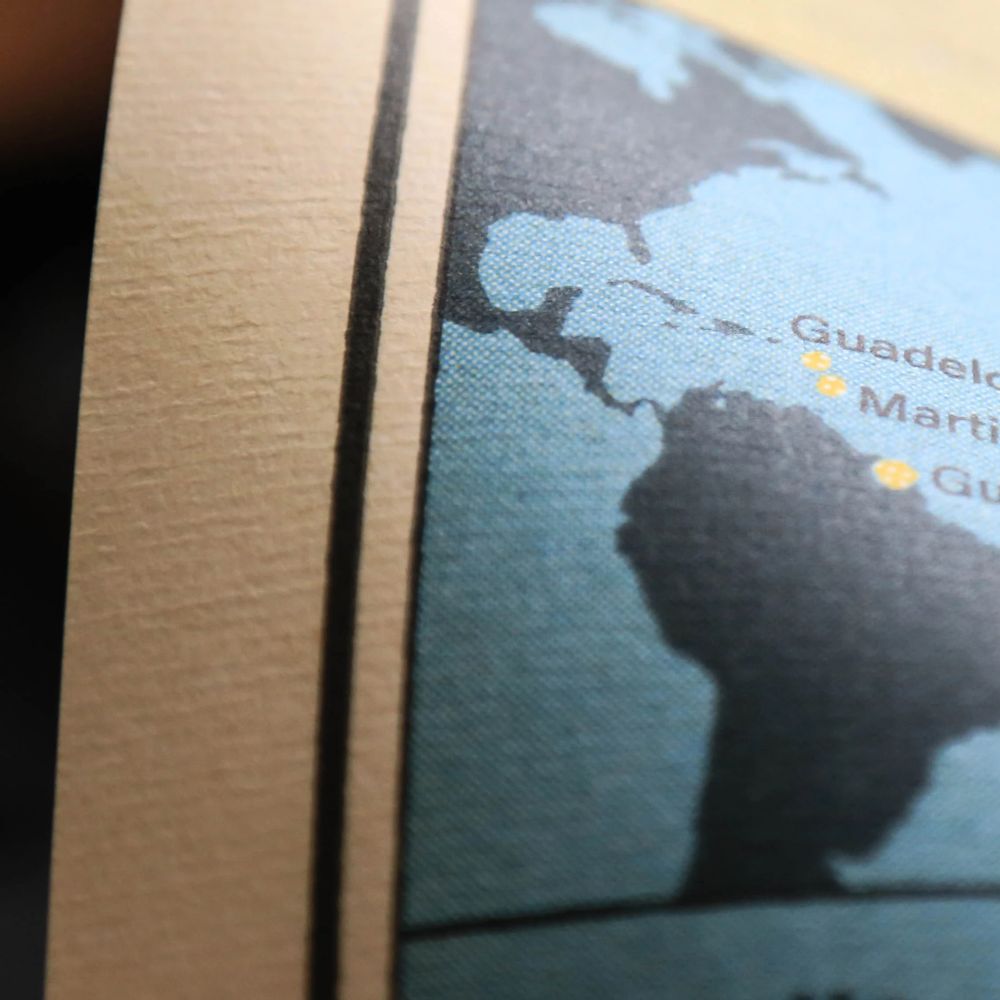 Objets déco enfant - Affiche Nouvelle carte de France vintage  - PAPPUS ÉDITIONS