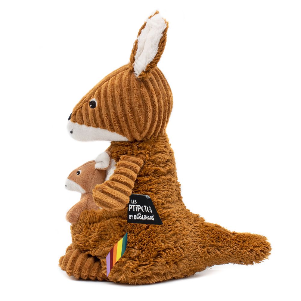 Peluches - Allezou le Kangourou Maman & Bébé Cassonnade - DEGLINGOS