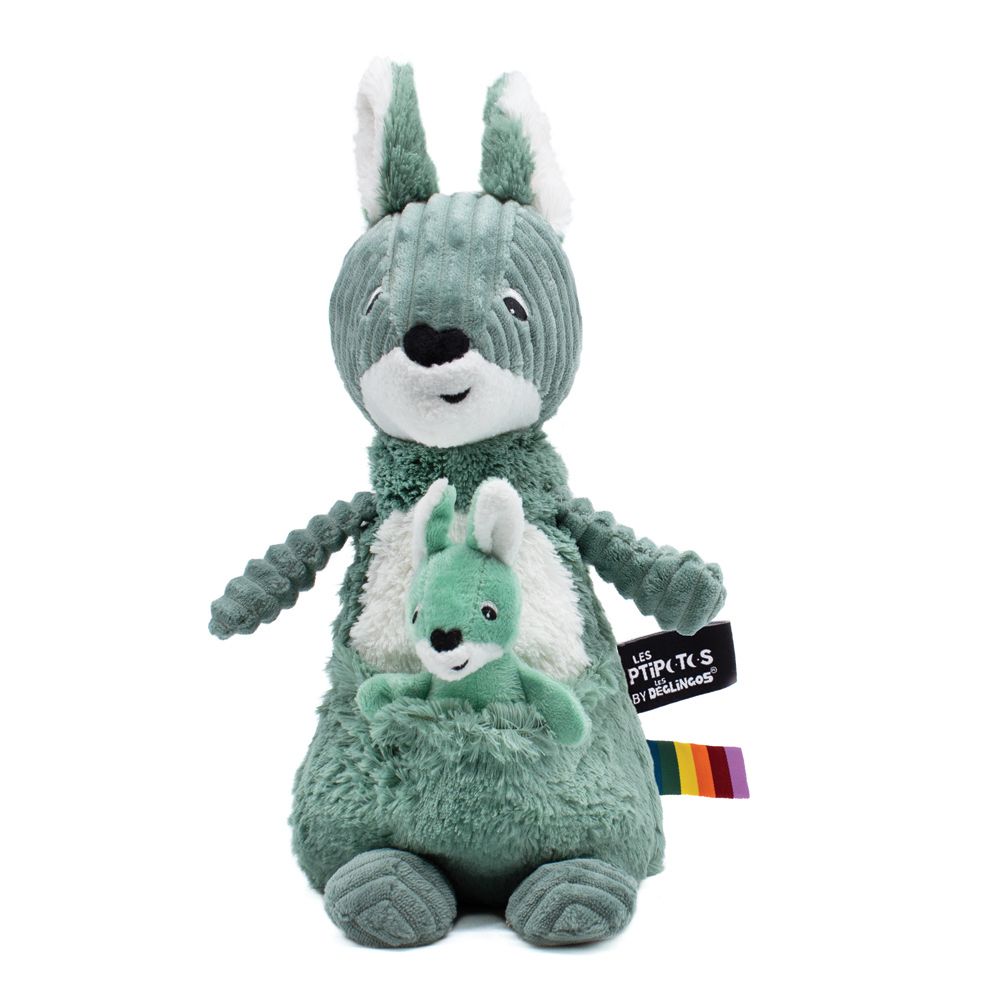 Peluches - Allezou le Kangourou Maman & Bébé Cassonnade - DEGLINGOS