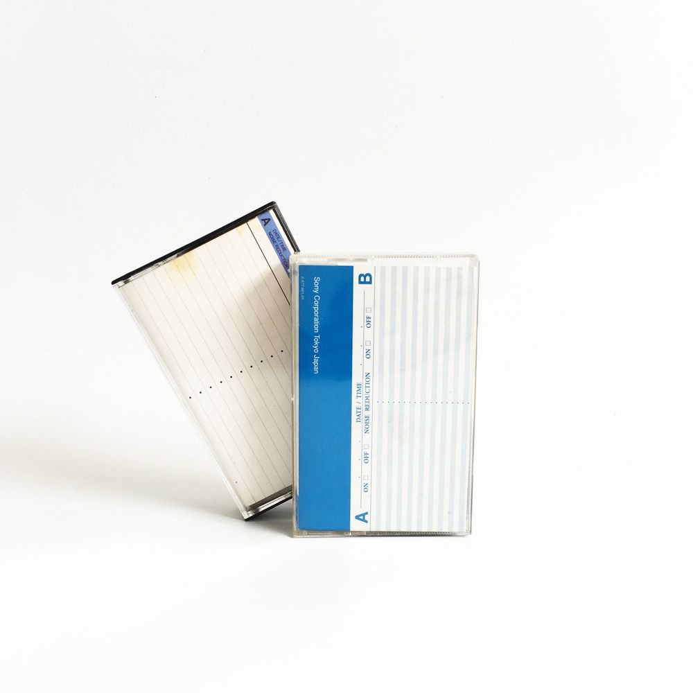 Children's games - MusicCloth® Poker Cards  weaved of Cassette tapes [ Gold, silver, Black ]  - REHYPHEN