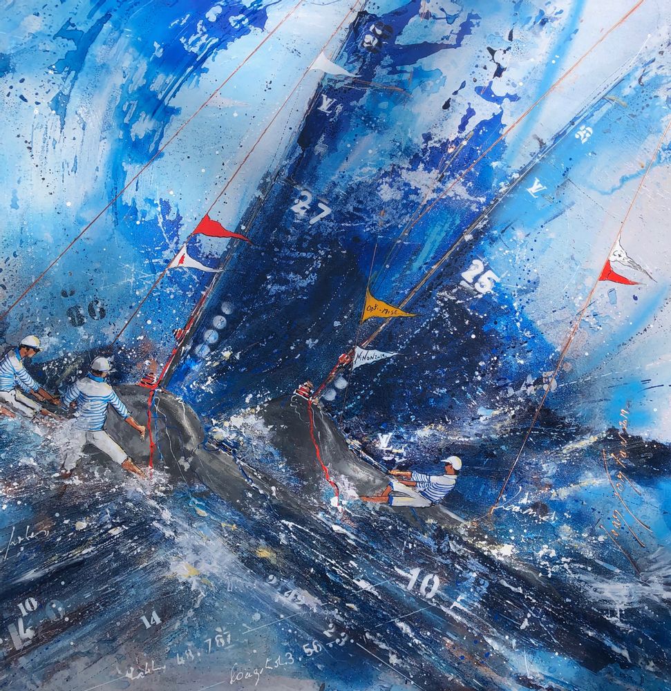 Paintings - Table of Waves and Winds - JEAN FONTAN