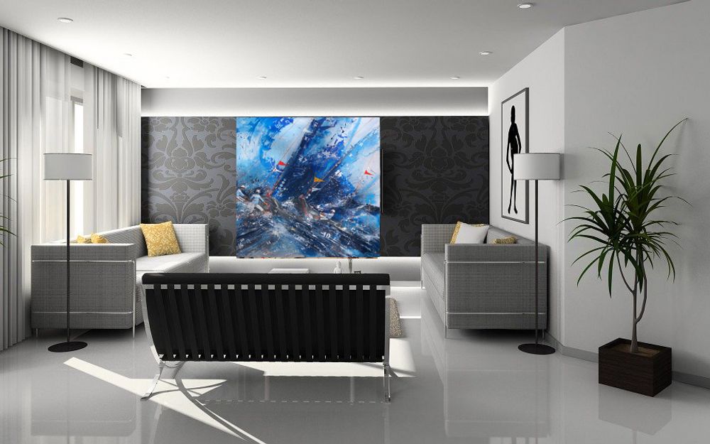 Paintings - Table of Waves and Winds - JEAN FONTAN