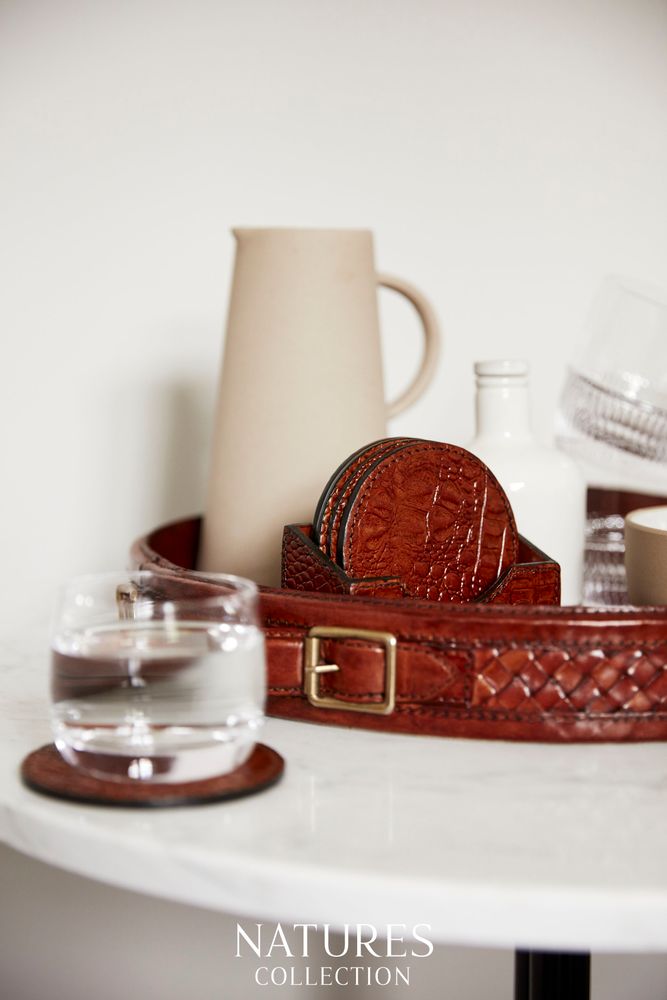 Objets de décoration - Petits accessoires pour la maison en cuir et peau - NATURES COLLECTION