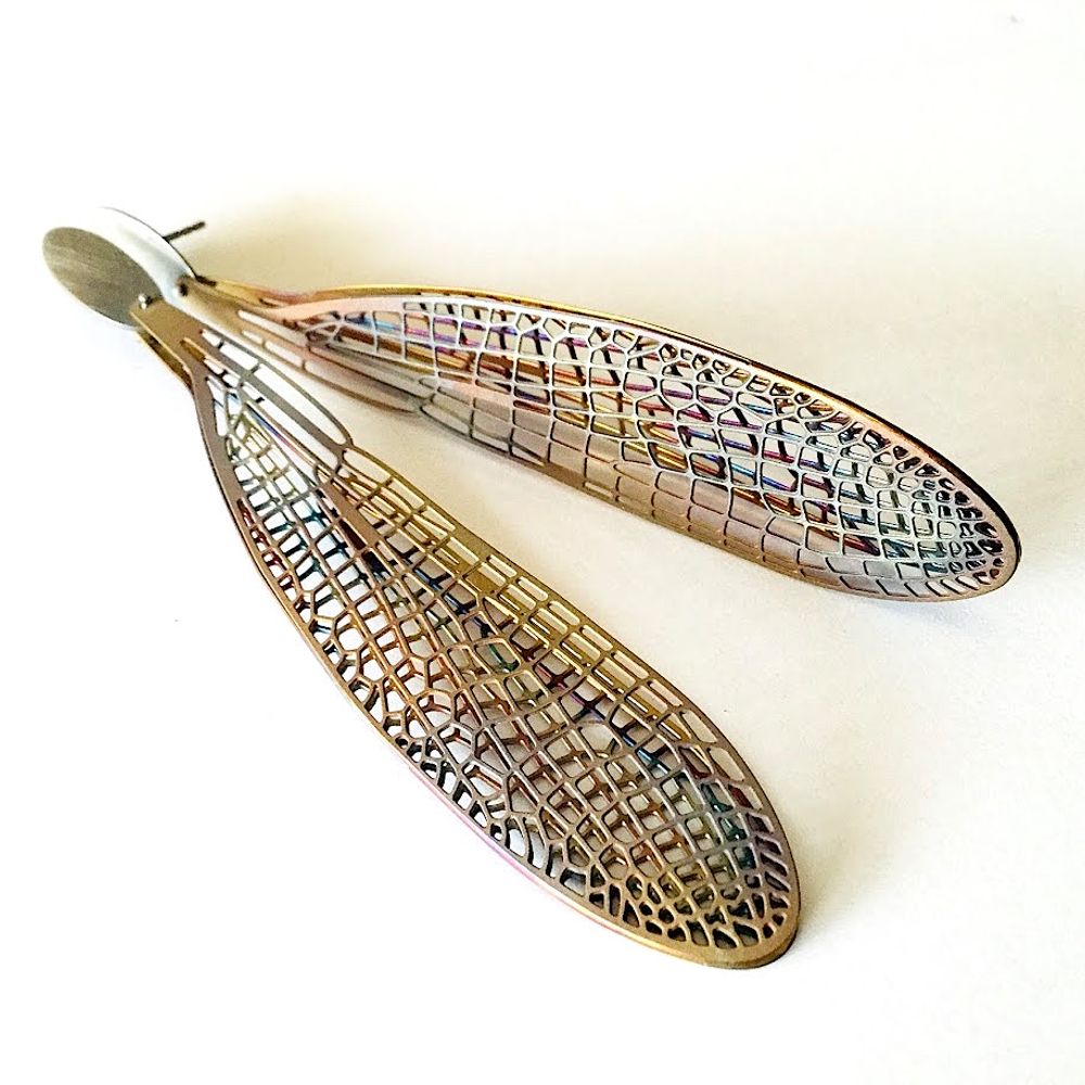 Bijoux - Boucles d'oreilles « BOREAL » - ANDREA VAGGIONE PAYSAGES INSTABLES