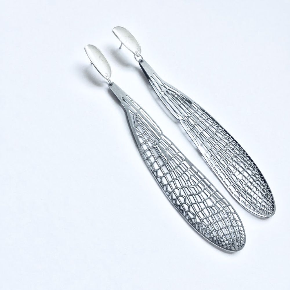 Bijoux - Boucles d'oreilles « BOREAL » - ANDREA VAGGIONE PAYSAGES INSTABLES