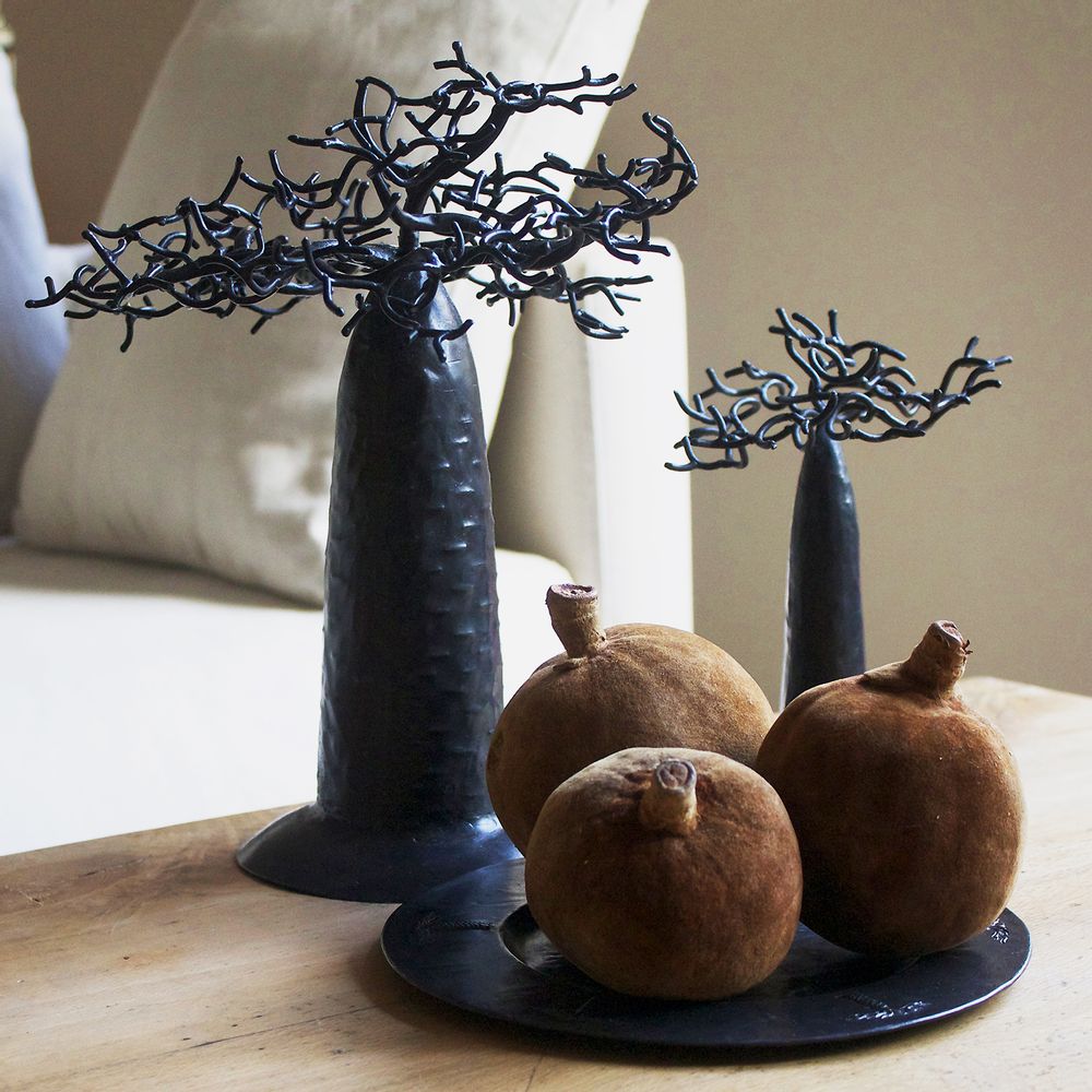 Bijoux - PORTE-BIJOUX BAOBAB EN METAL RECYCLÉ - PASSERAILES