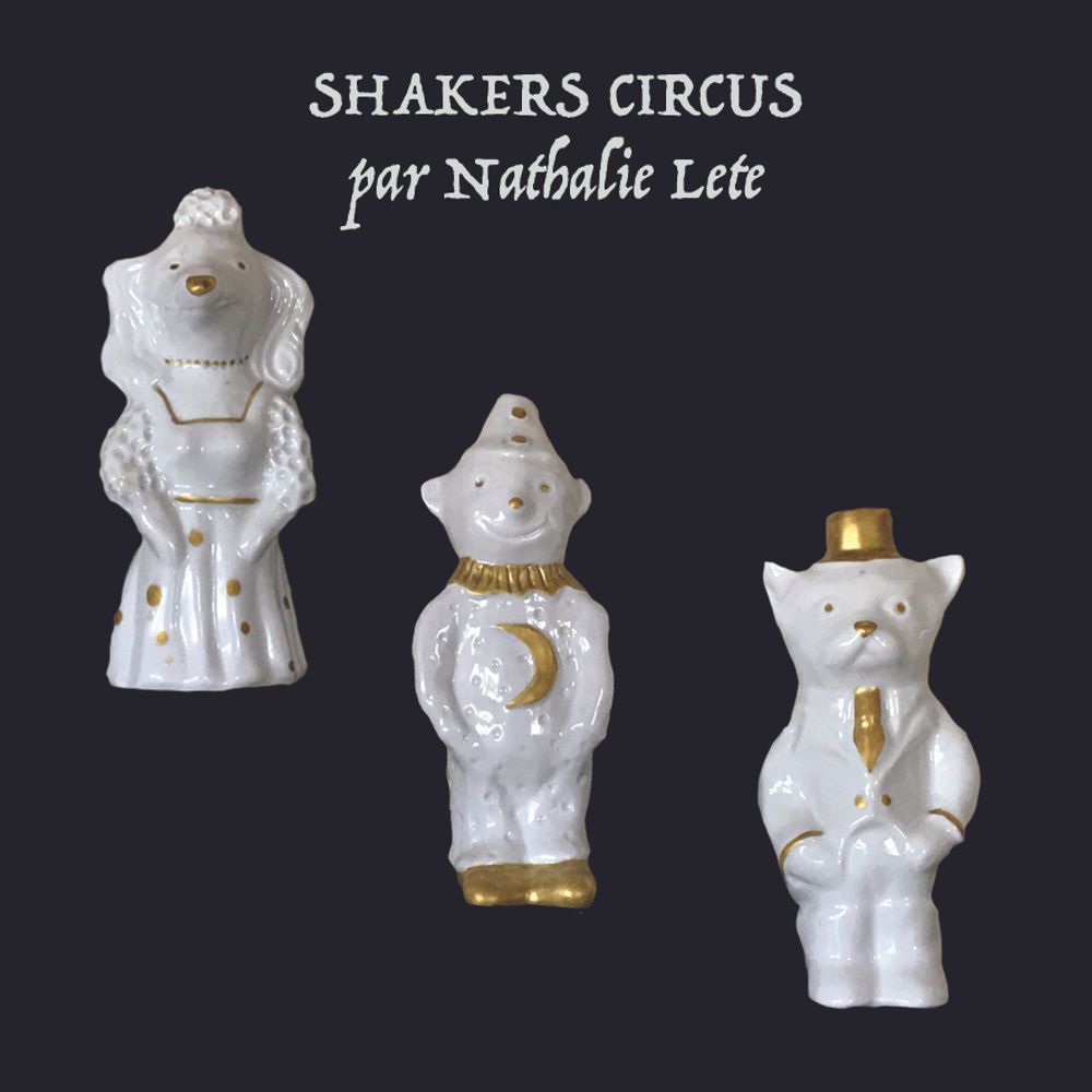 Platter and bowls - NATHALIE LETE'S CIRCUS SHAKERS - BAZARTHERAPY EDITION