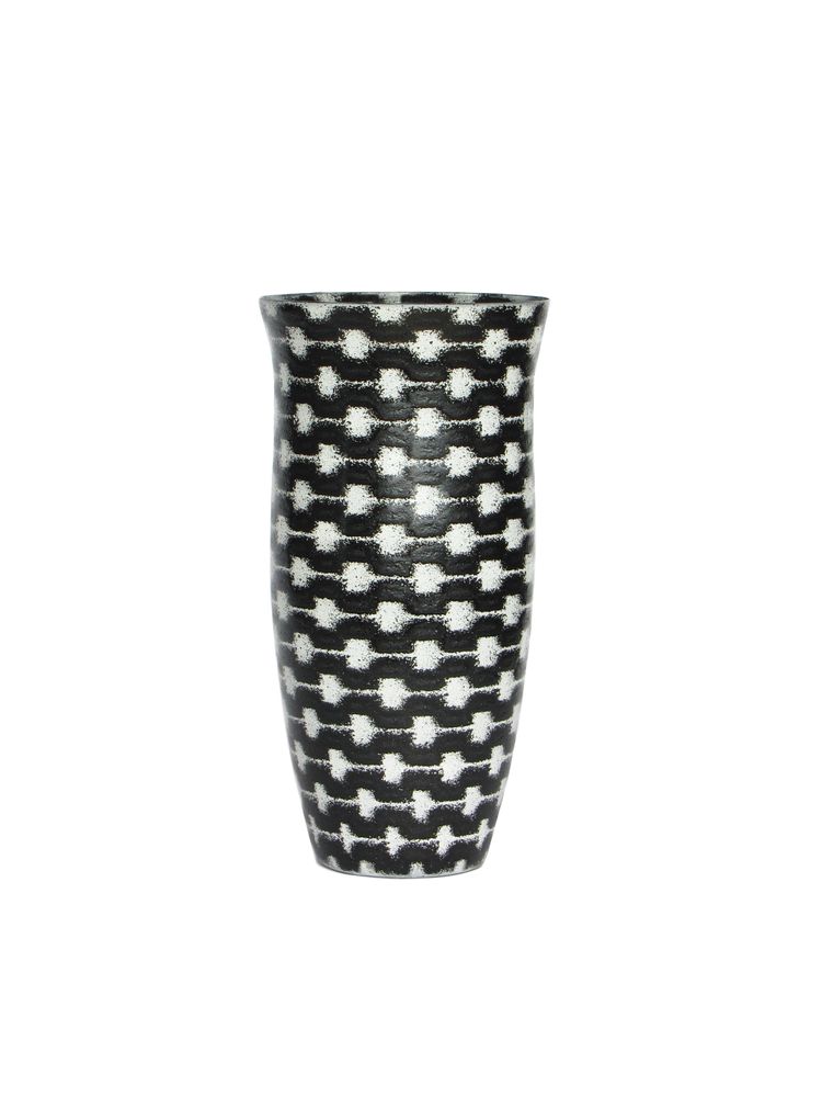 Vases - B&W Resonance Flower Vase MED - SYNCHROPAINT