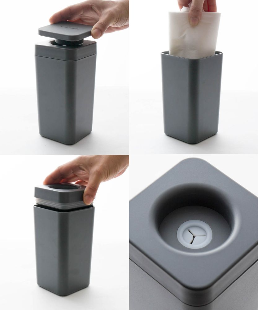 Bathroom storage - b2c_WET TISSUE STAND_SILICON - SARASA DESIGN