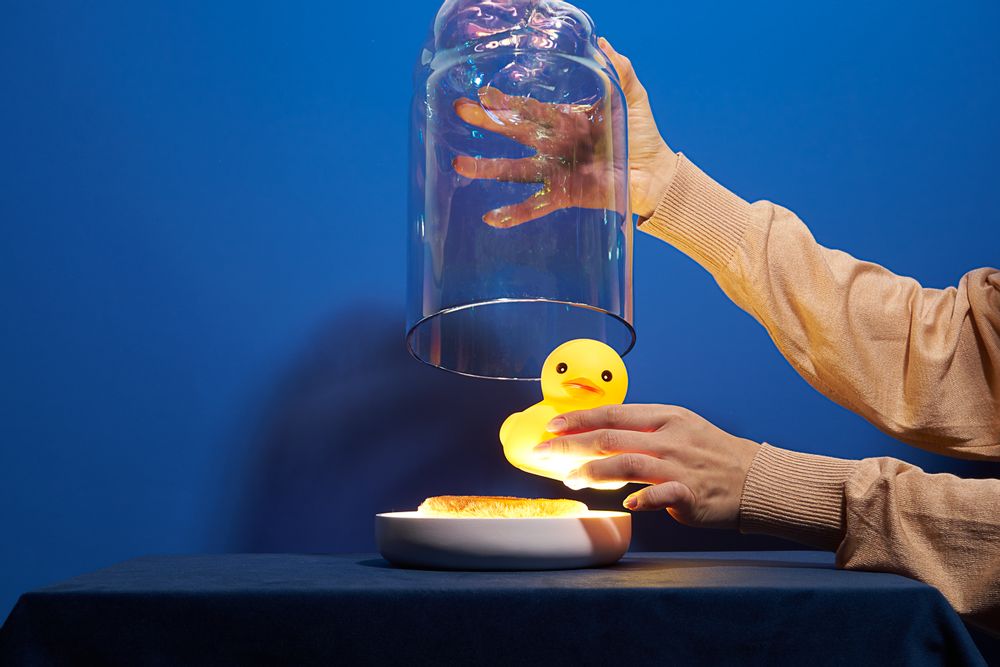 Customizable objects - Bubbling Light Dome | LED table lamp - Wood - YELLOWDOT DESIGN STUDIO