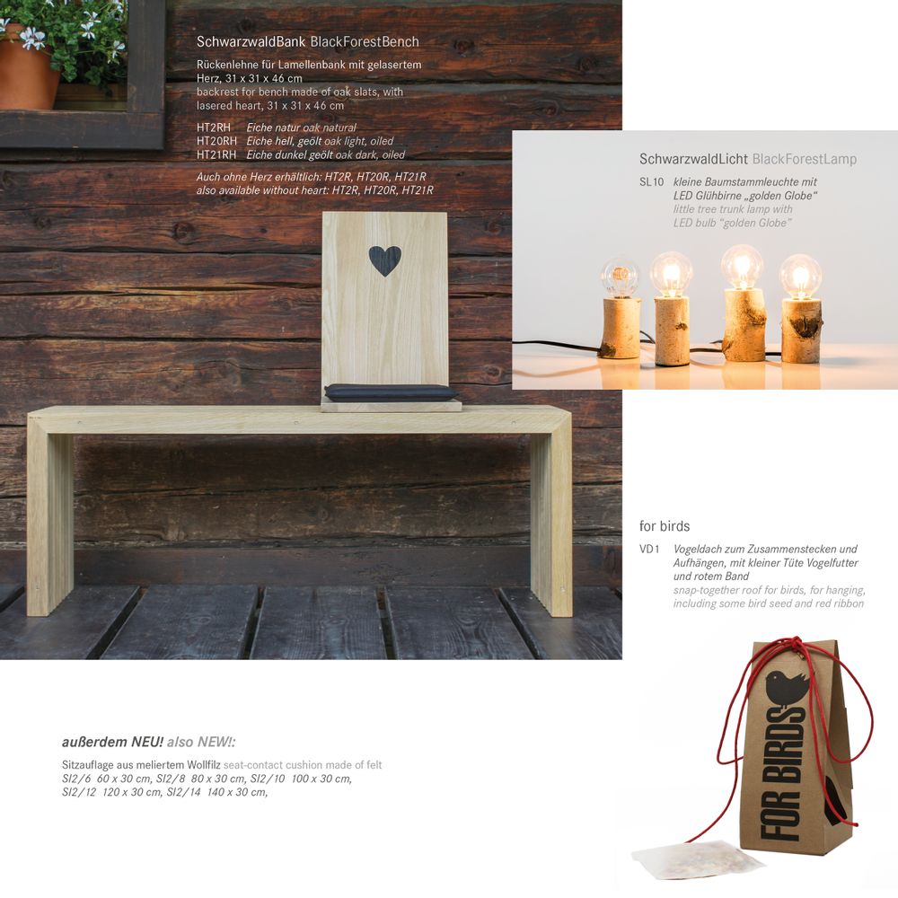 Objets design - Nouveautés 02/2020 - RAUMGESTALT