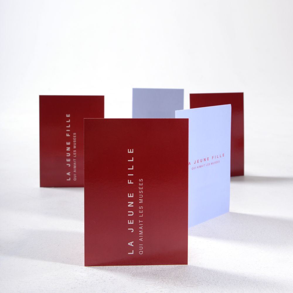 Stationery - Red postcard - MEDIUM OBJECTS