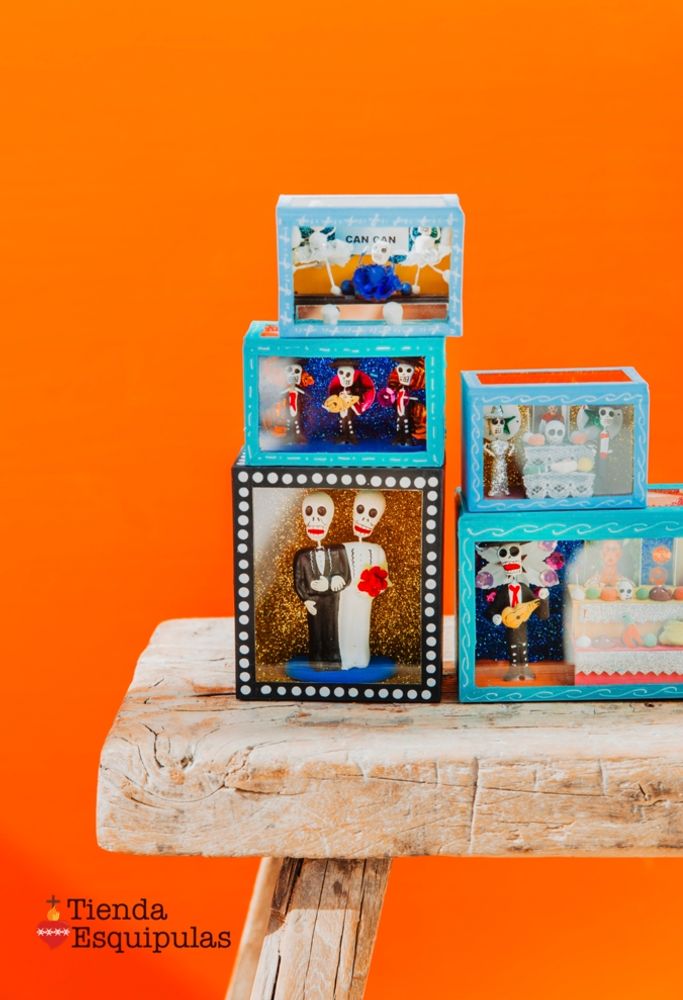 Gifts - Mexican Skeleton Boxes - TIENDA ESQUIPULAS