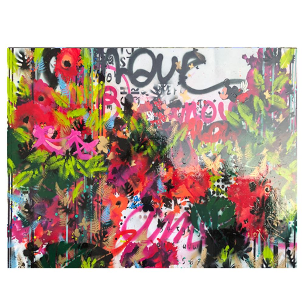 Tableaux - Tableau de Panthere rose et les amoureux #5 - JEAN FONTAN