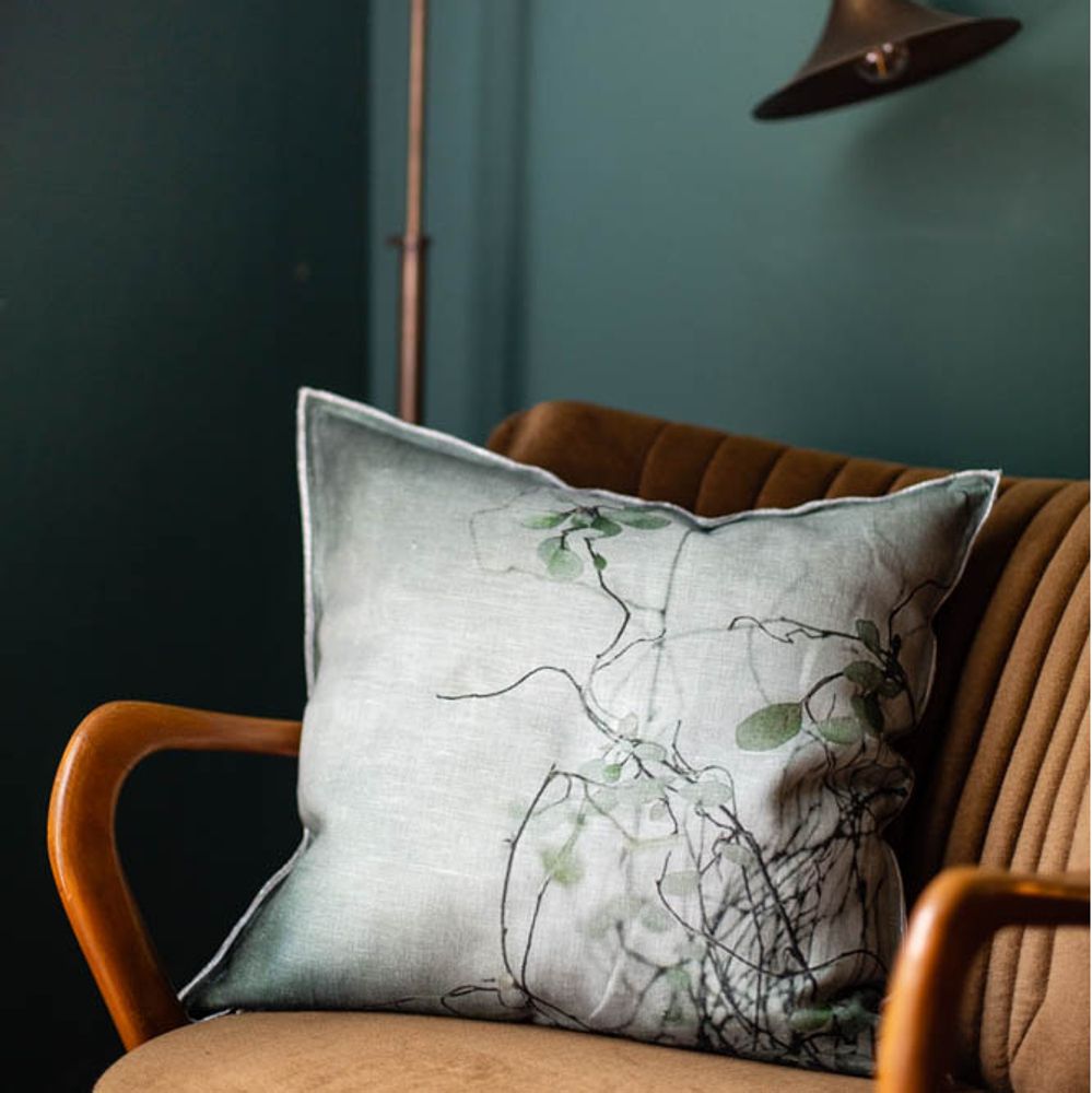 Fabric cushions - "PETALI" collection - Printed Linen Pillow, throws and table decorations - BORGO DELLE TOVAGLIE