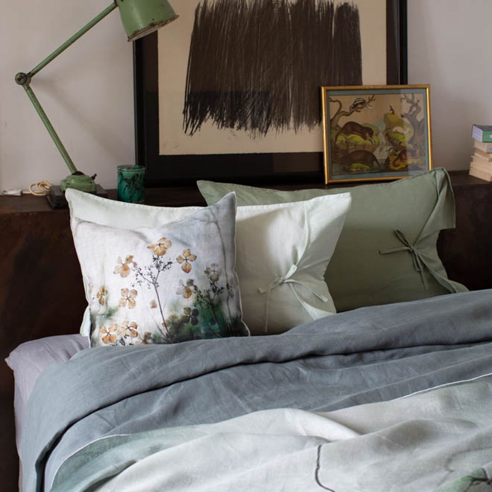 Fabric cushions - "PETALI" collection - Printed Linen Pillow, throws and table decorations - BORGO DELLE TOVAGLIE