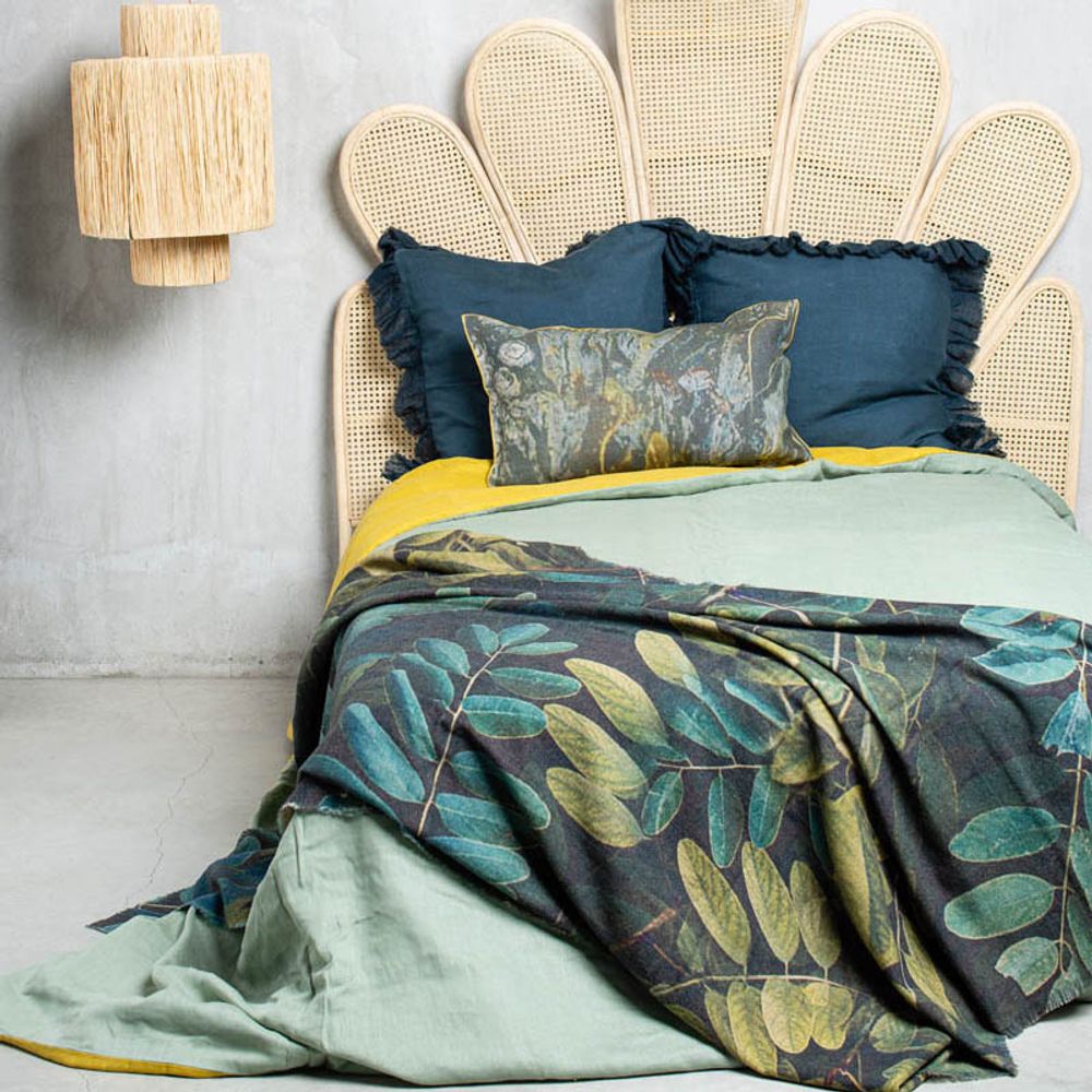 Fabric cushions - "PETALI" collection - Printed Linen Pillow, throws and table decorations - BORGO DELLE TOVAGLIE