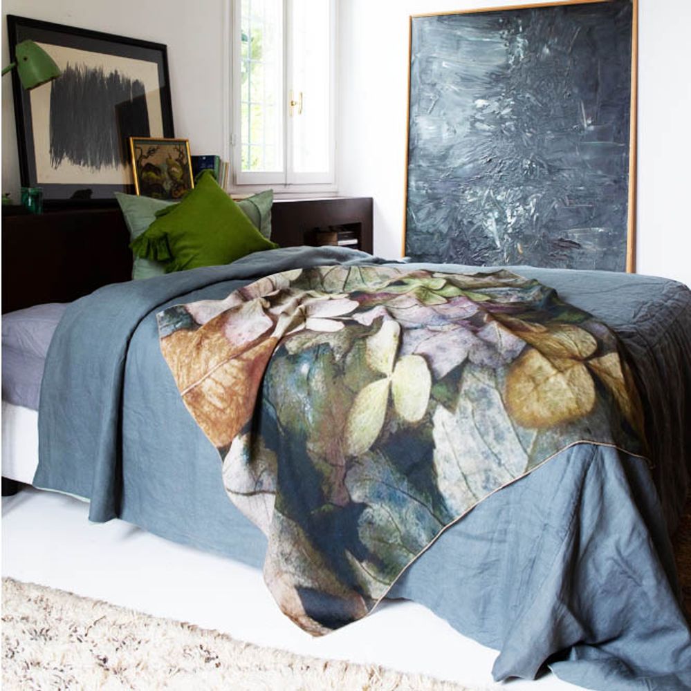 Fabric cushions - "PETALI" collection - Printed Linen Pillow, throws and table decorations - BORGO DELLE TOVAGLIE