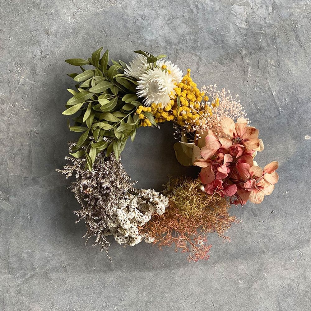 Homewear - dried flower wreath - NAMAN-PROJECT