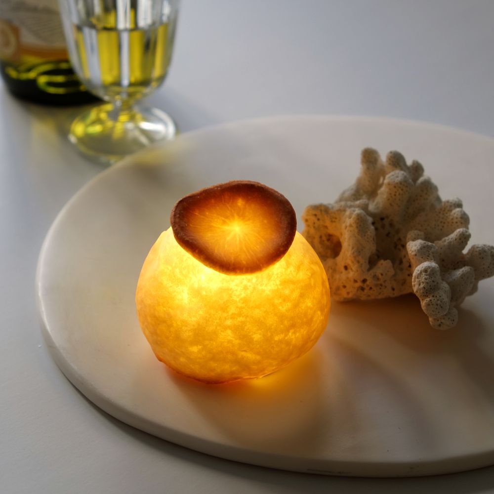 Children's lighting - PAMPSHADE -champignon bread lamp - - PAMPSHADE BY YUKIKO MORITA