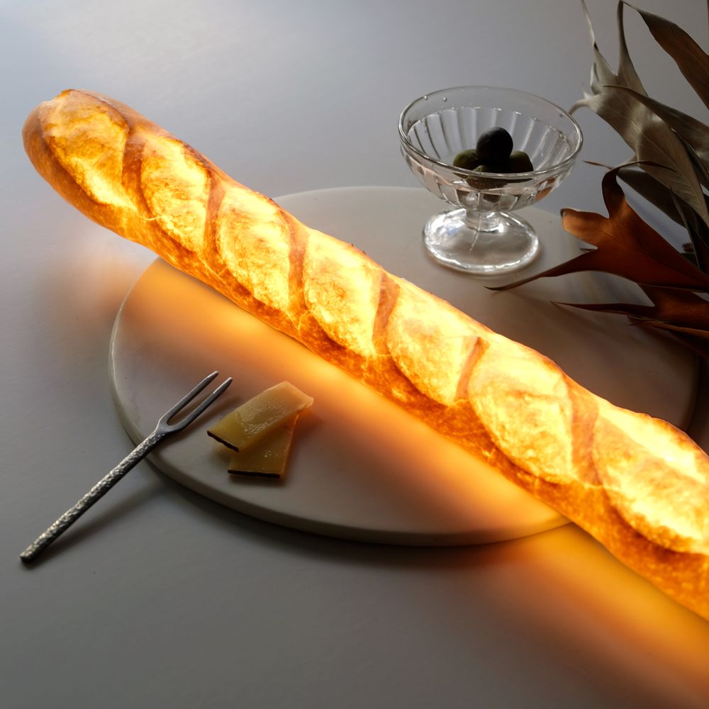 Objets déco enfant - PAMPSHADE -baguette bread lamp- - PAMPSHADE BY YUKIKO MORITA