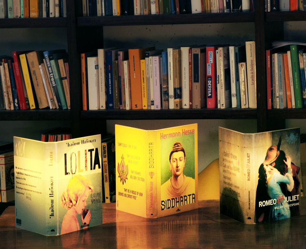 Lampes de table - Lampe-Livre Abat Book COPERTINA - ABAT BOOK - ART FRIGÒ
