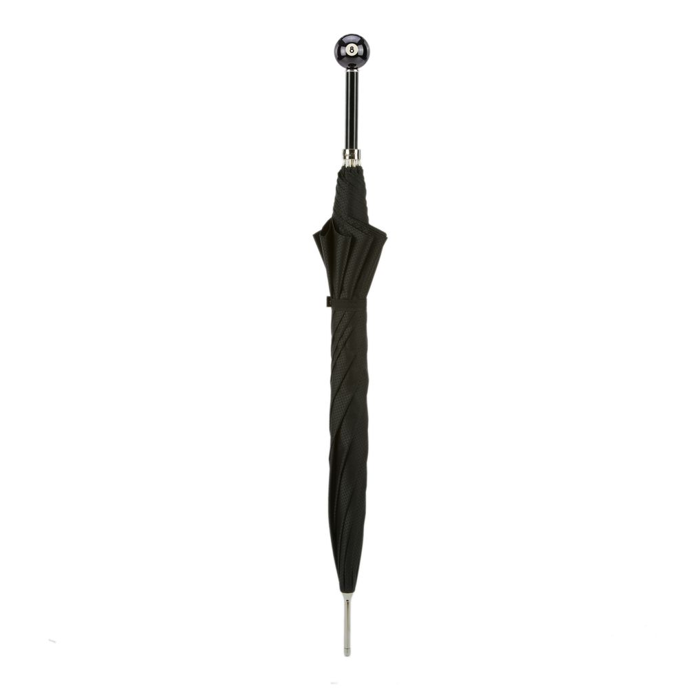 Objets de décoration - PARAPLUIE AVEC BOULE DE BILLARD 8 - PASOTTI