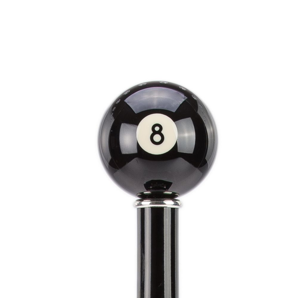 Objets de décoration - PARAPLUIE AVEC BOULE DE BILLARD 8 - PASOTTI