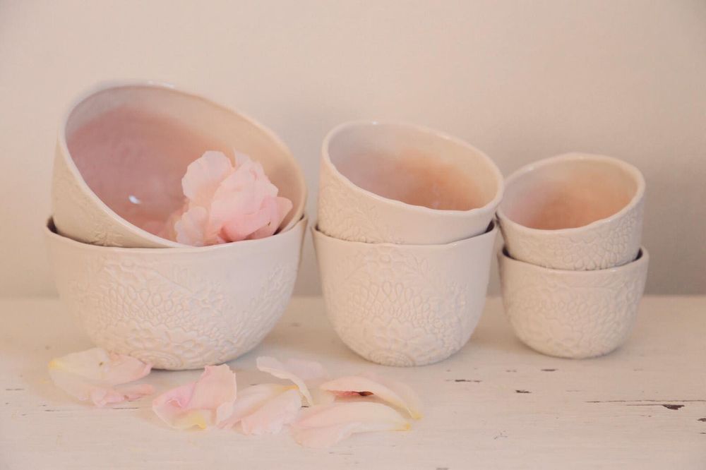 Bowls - Espresso, cup and bowl “Albertine” - MYRIAM AIT AMAR