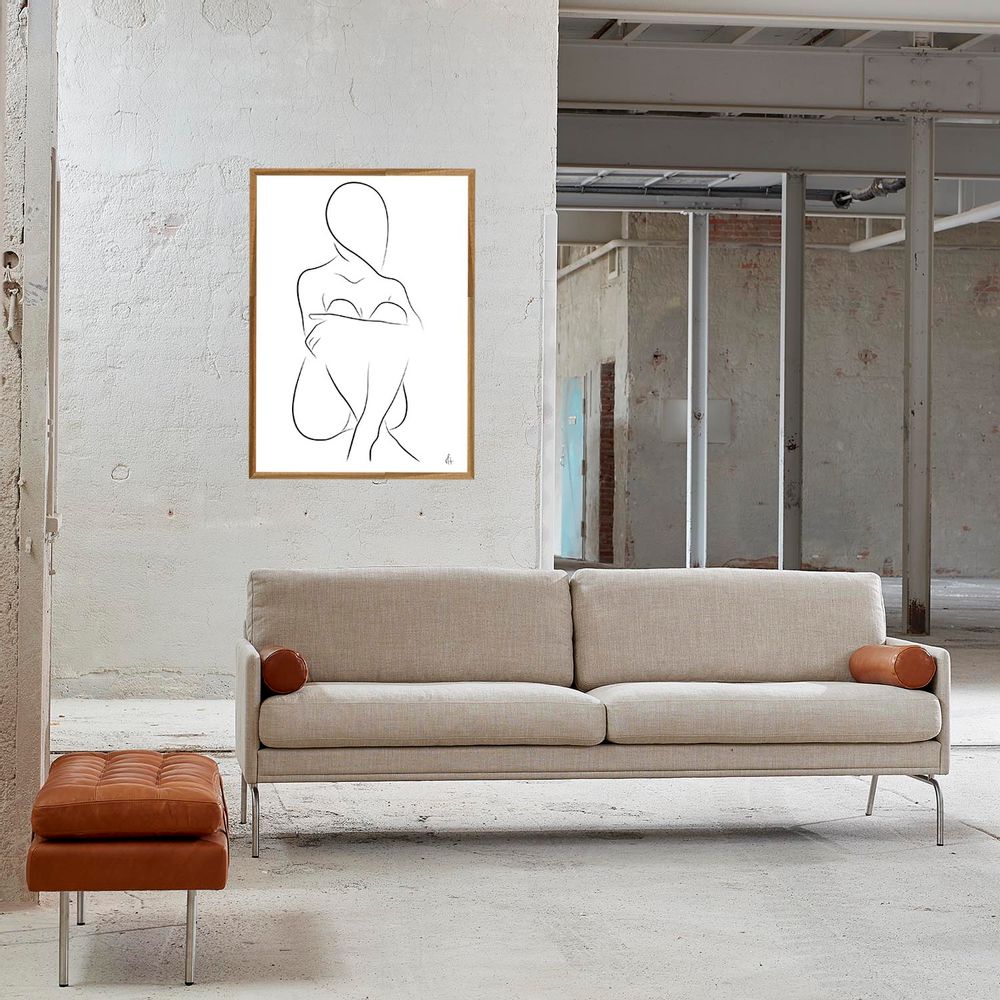 Affiches - Tirage artistique Silhouette assise - METTEHANDBERG ART PRINTS