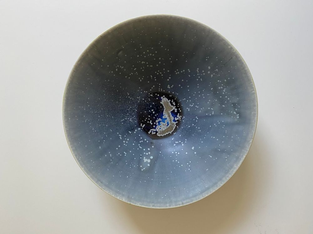 Formal plates - Gallaxy collection porcelain open bowl - MARTINE MIKAELOFF
