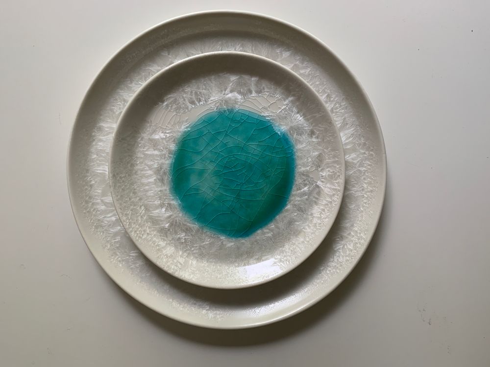 Formal plates - Gallaxy collection porcelain open bowl - MARTINE MIKAELOFF