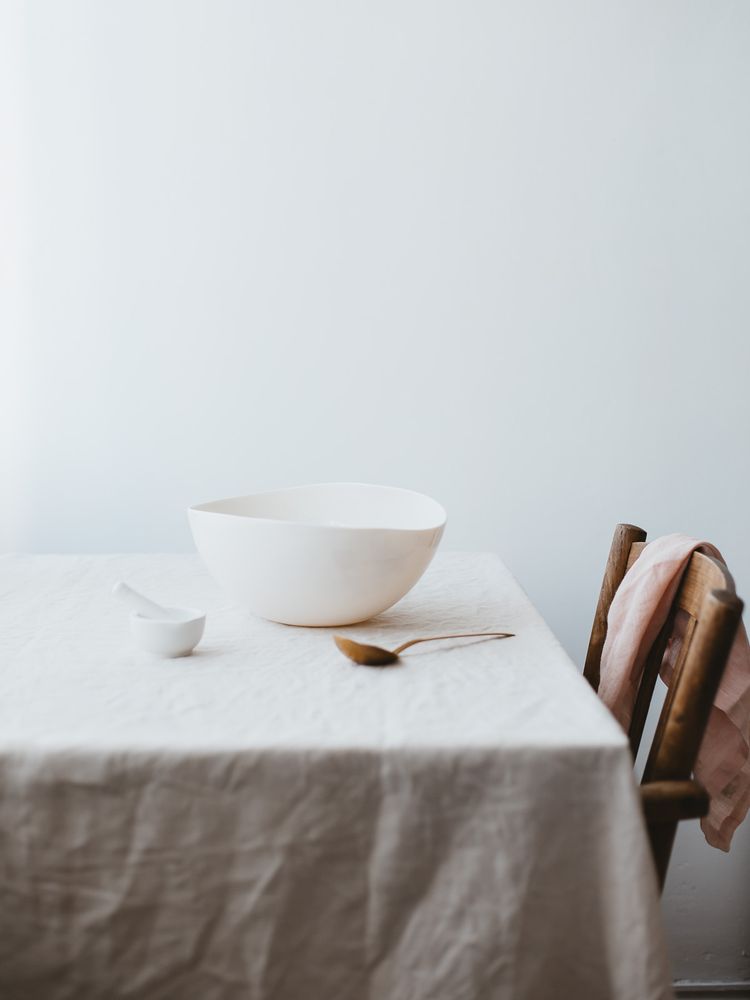 Plats et saladiers - SALADIER EMPREINTE - SOPHIE MASSON PORCELAINE