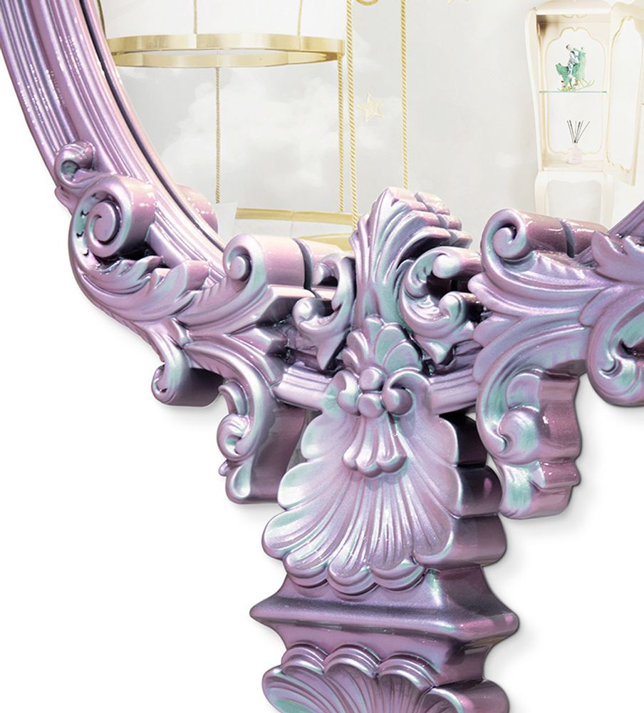 Mirrors - CHAMELEON PINK WALL MIRROR - CIRCU